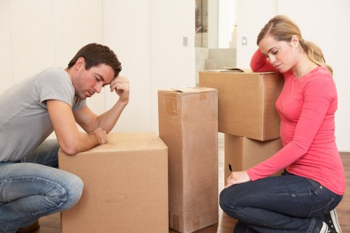 Van-based small removals service on a South Ruislip street