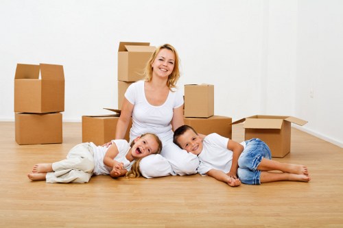 Residential packing service setup for a South Ruislip relocation