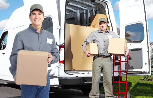Boxes and household items prepared for a small move in South Ruislip